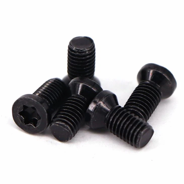 Torx flat oval cap head machine screw