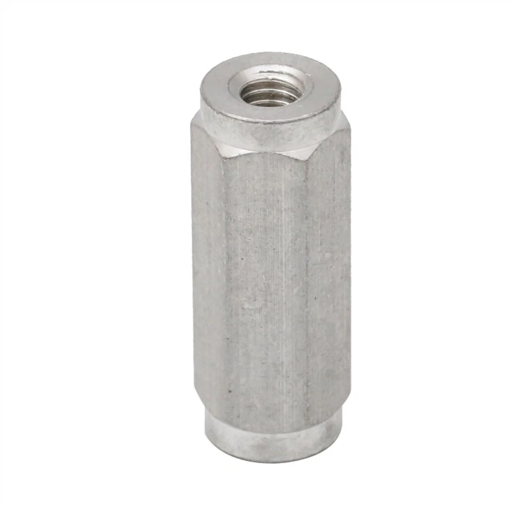 Hexagon nut cnc metal machined parts