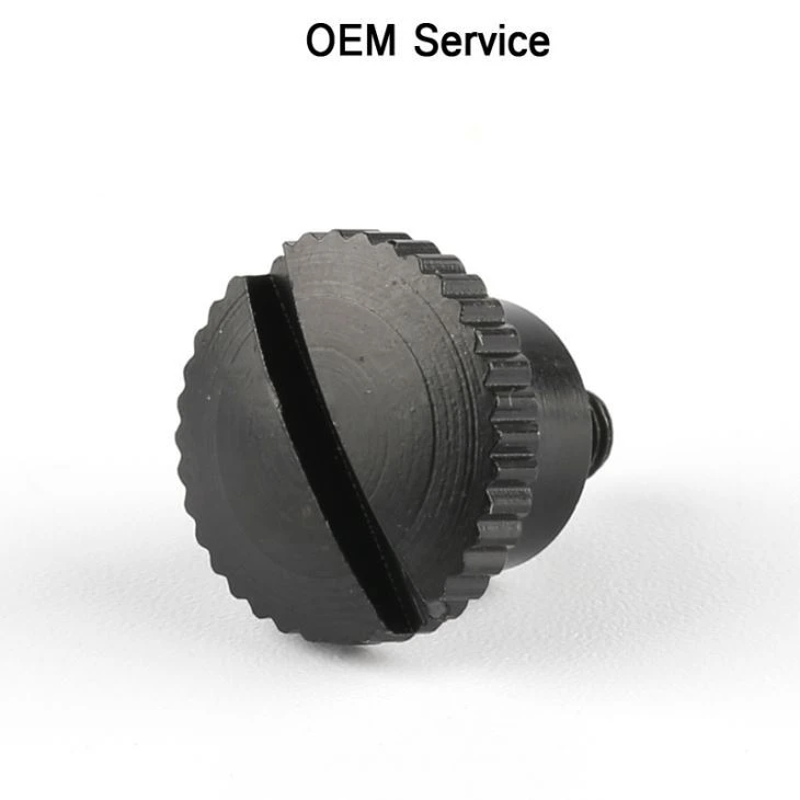 Black Knurled Steel Thumb Screws