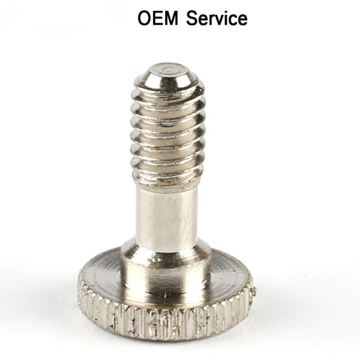 Slotted Knurled Thumb Screw