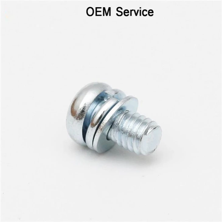 Steel Zinc Plating Screw With Washer
