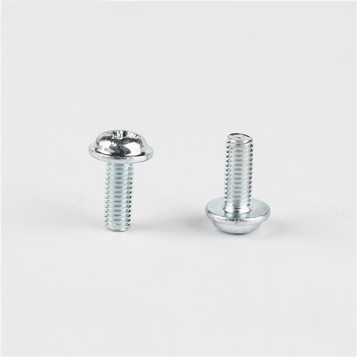 Zinc Plated Pan Head Washer High Strength Screw